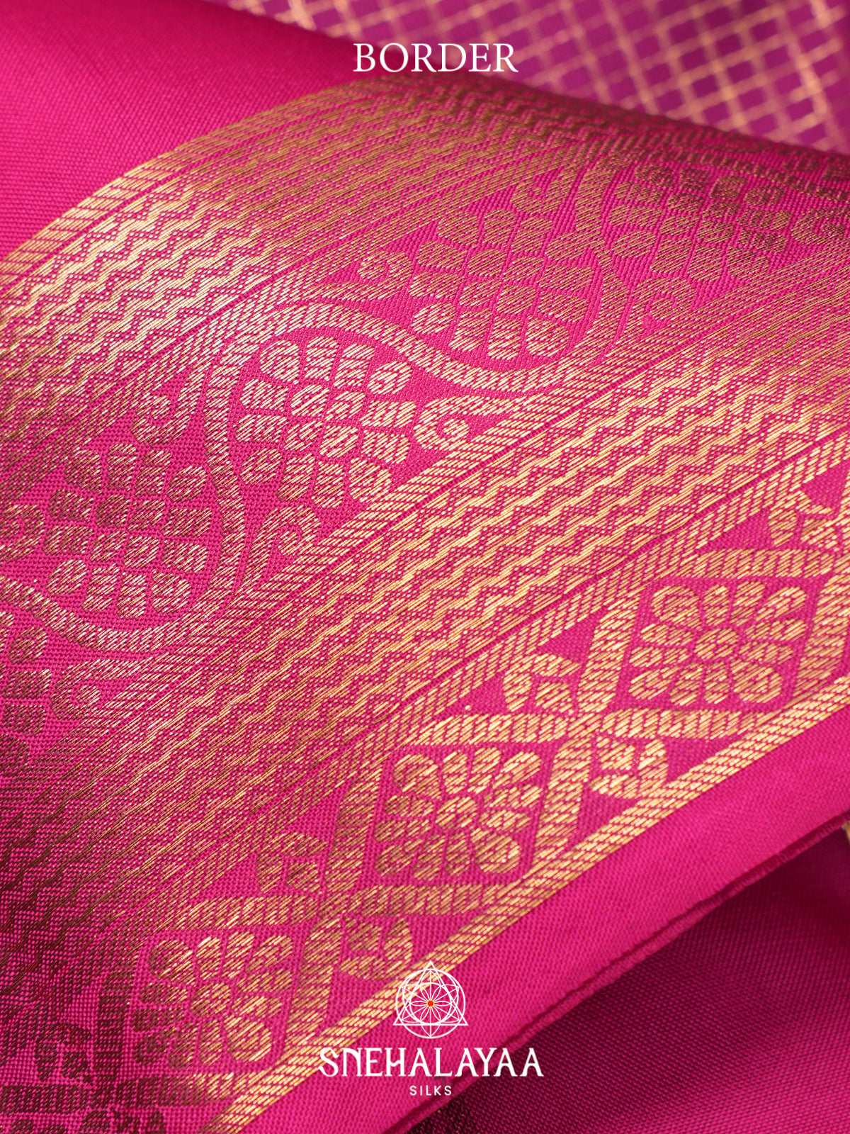 Magenta Kanjivaram Silk Saree