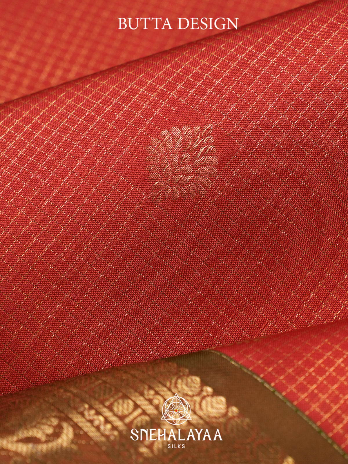 Orange Kanjivaram Silk Saree