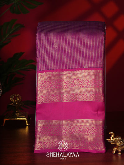 Pink Kanjivaram Silk Saree