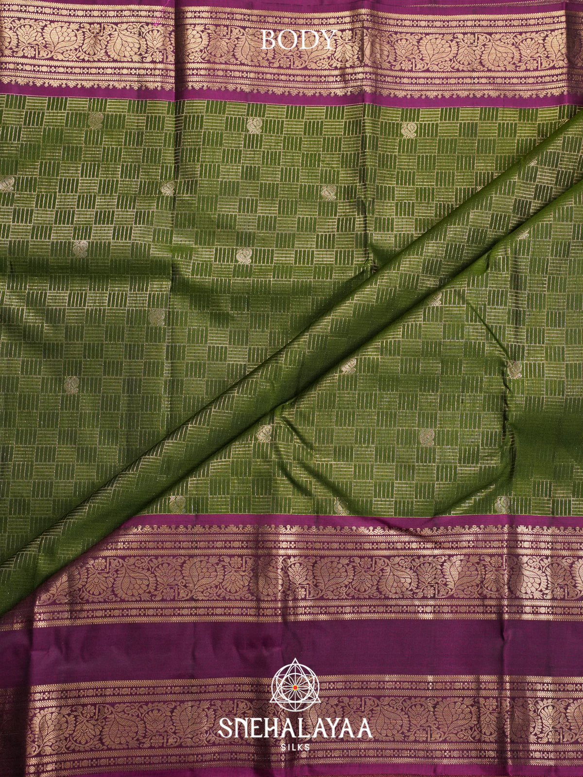 Emerald Green Kanjivaram Silk Saree
