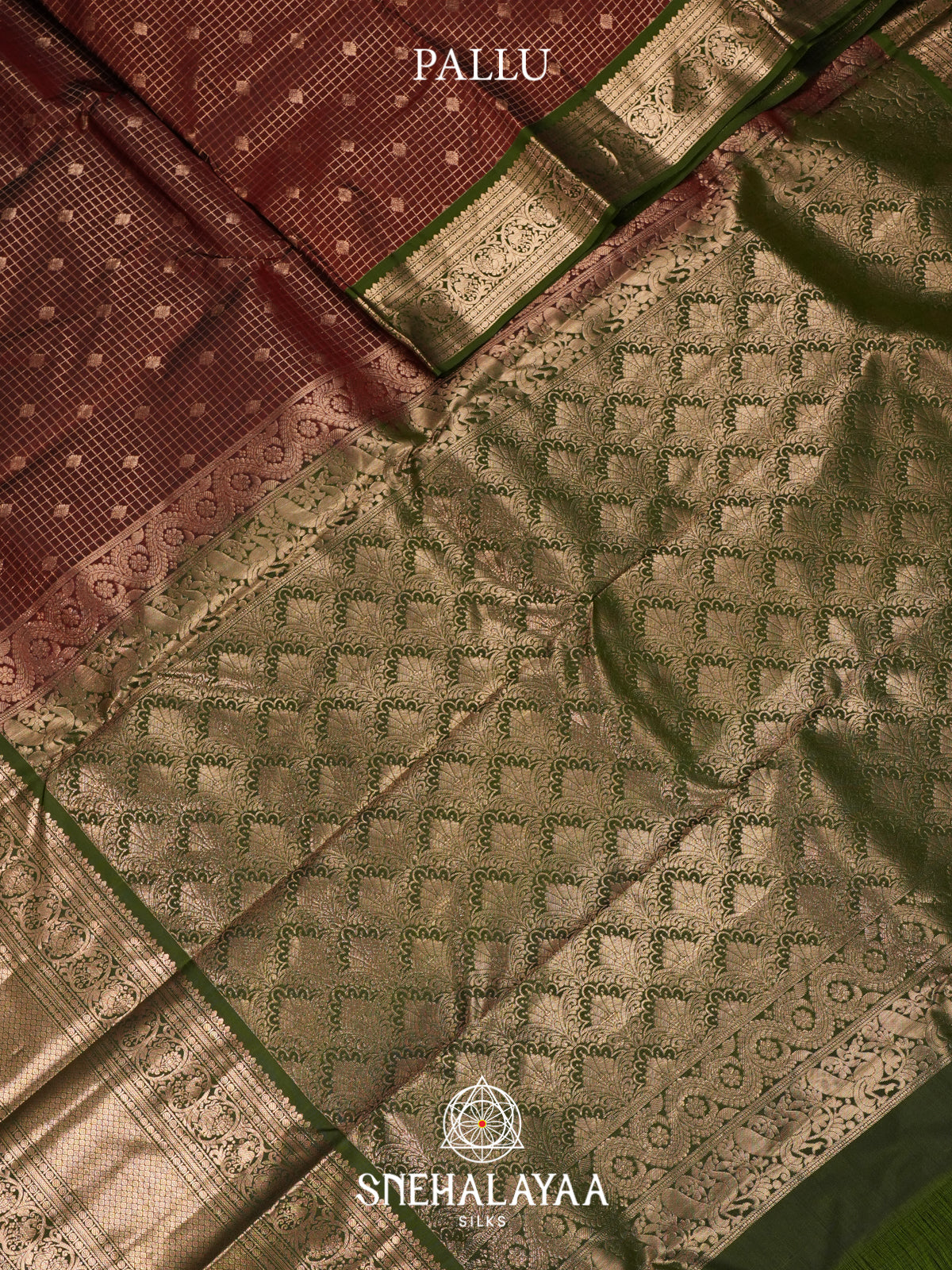 Coffee Brown Kanjivaram Silk Saree