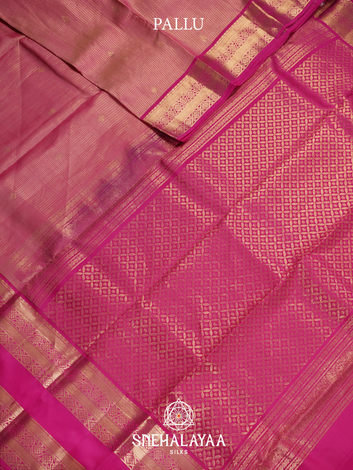 Pink Kanjivaram Silk Saree