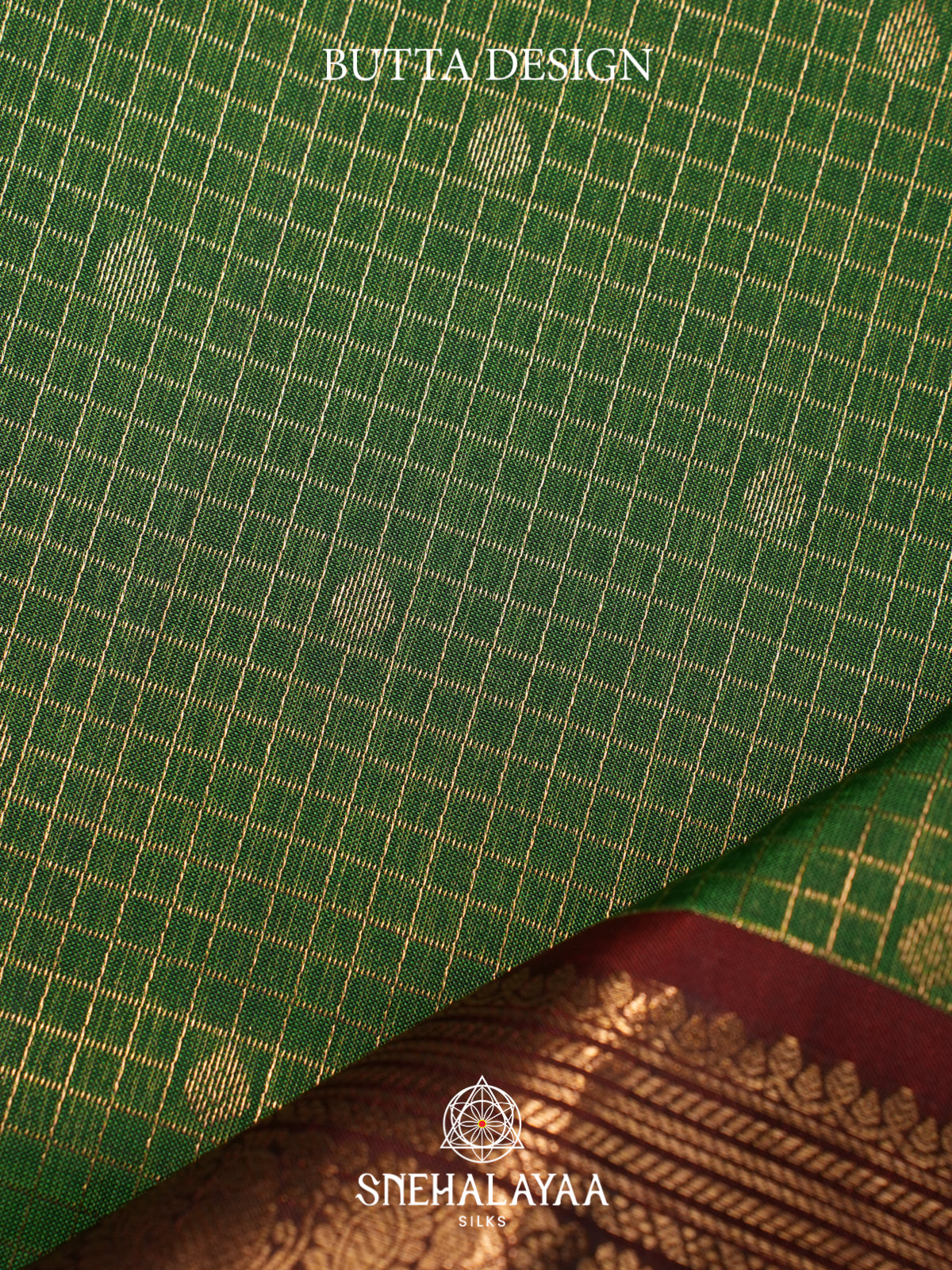 Forest Green Kanjivaram Silk Saree