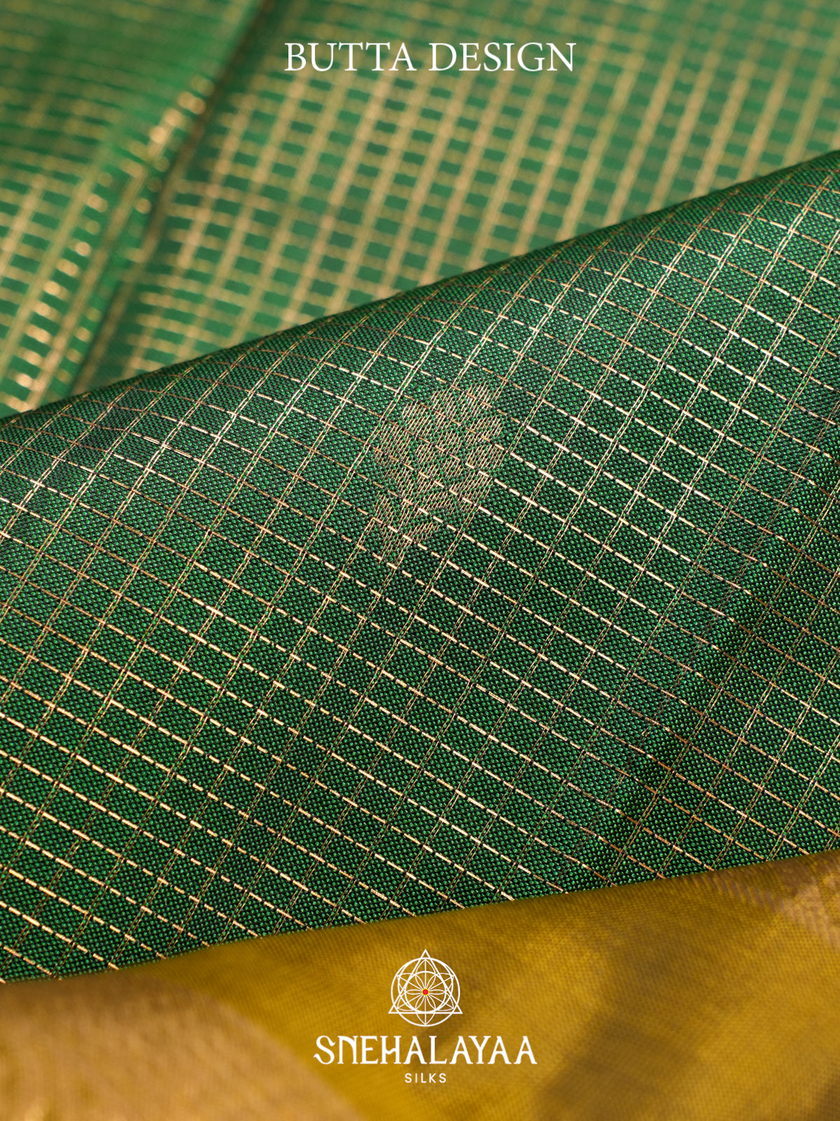 Emerald Green Kanjivaram Silk Saree