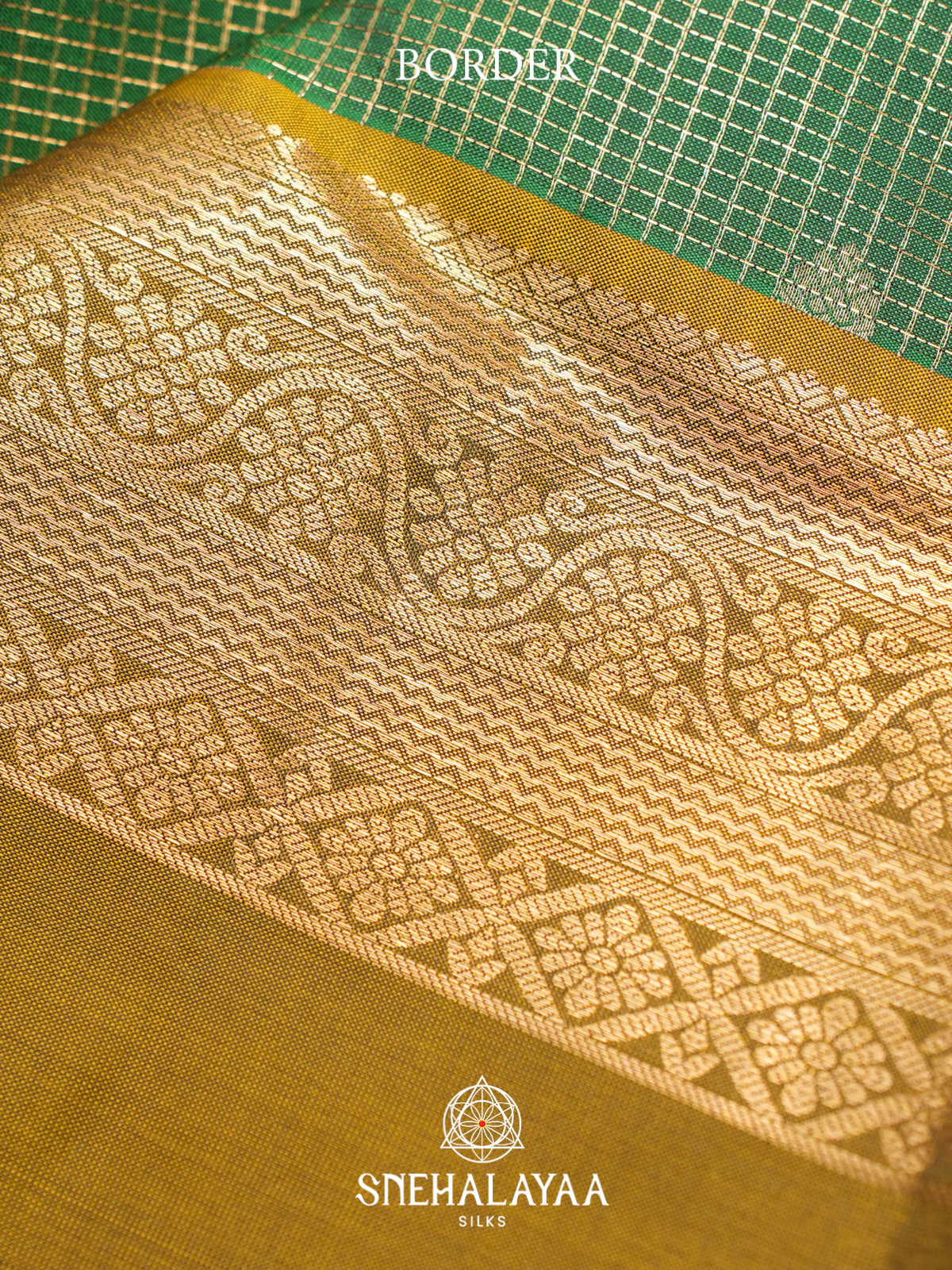 Emerald Green Kanjivaram Silk Saree