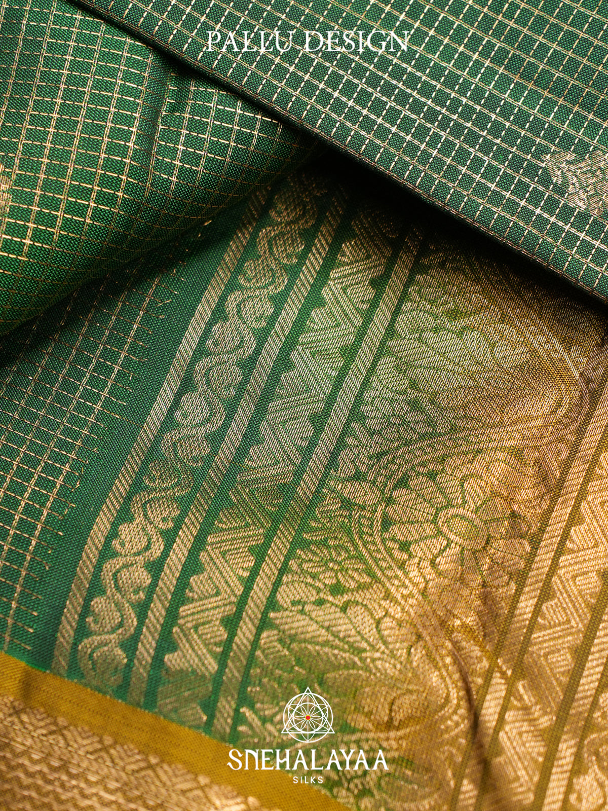 Emerald Green Kanjivaram Silk Saree