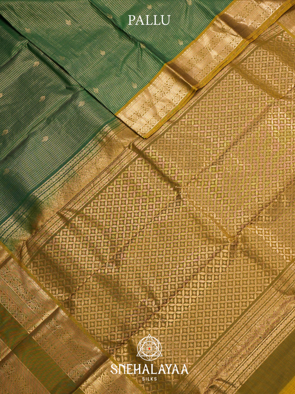 Emerald Green Kanjivaram Silk Saree