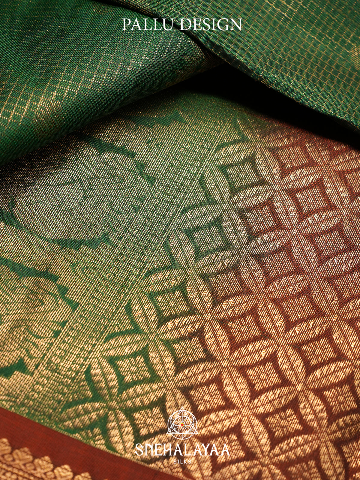 Forest Green Kanjivaram Silk Saree
