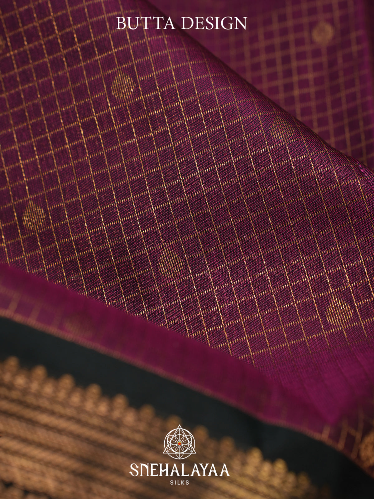 Wine Purple Kanjivaram Silk Saree