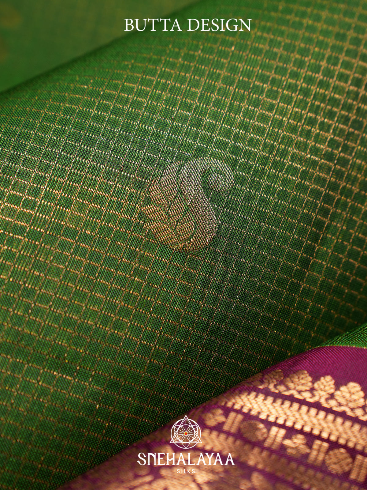 Emerald Green Kanjivaram Silk Saree