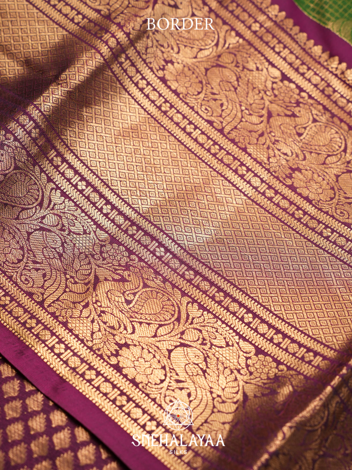 Emerald Green Kanjivaram Silk Saree