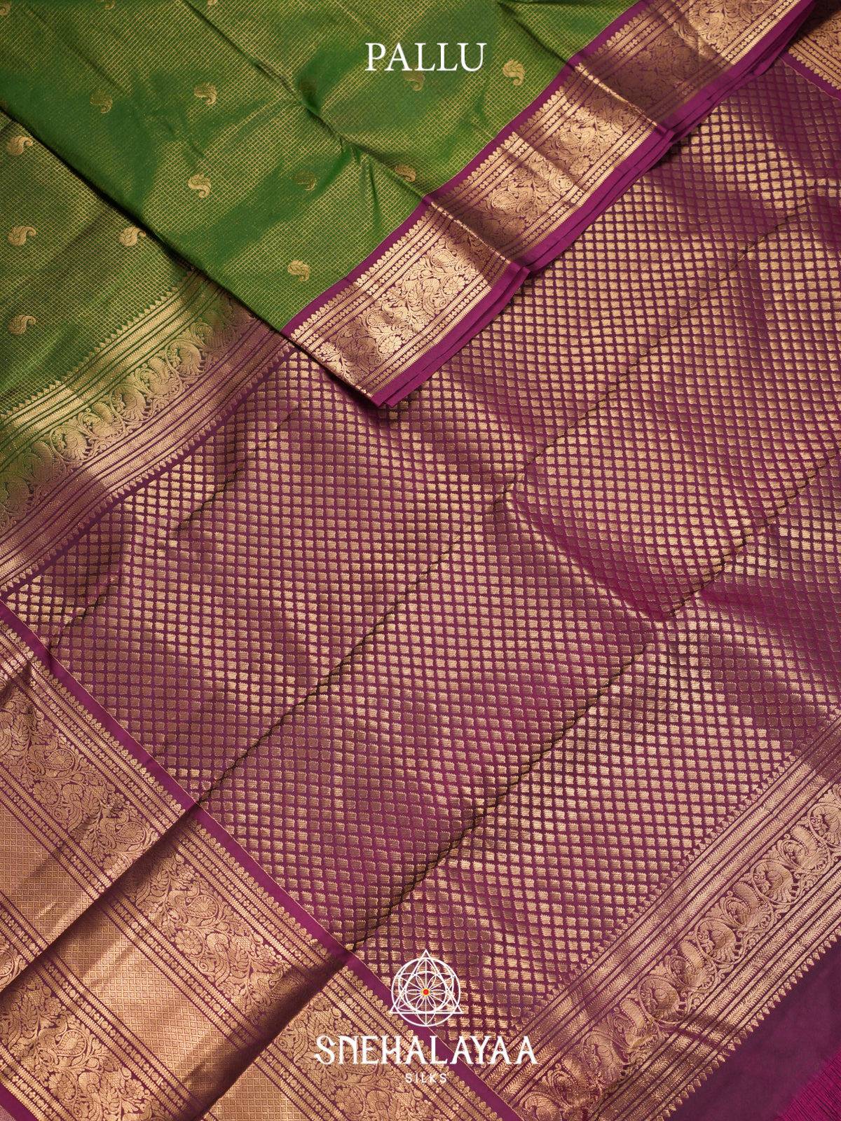 Emerald Green Kanjivaram Silk Saree