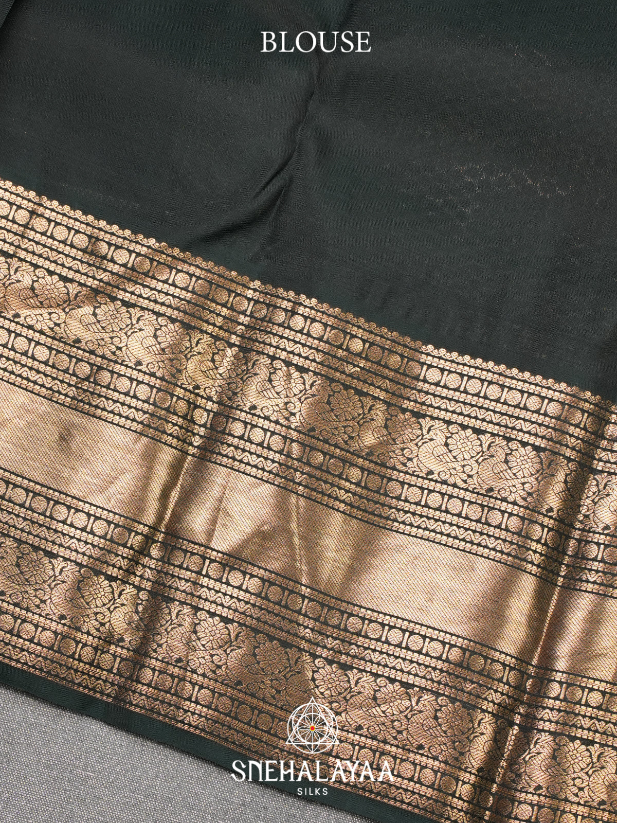 Moss Green Kanjivaram Silk Saree