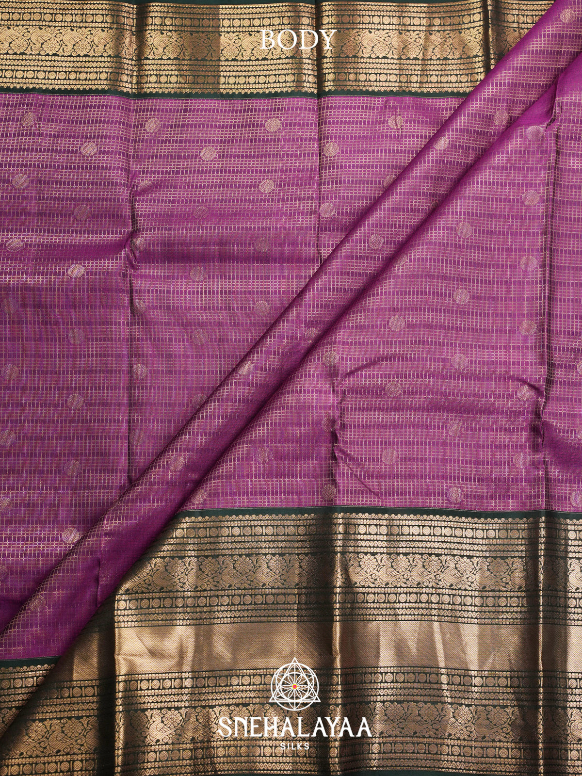 Magenta Kanjivaram Silk Saree