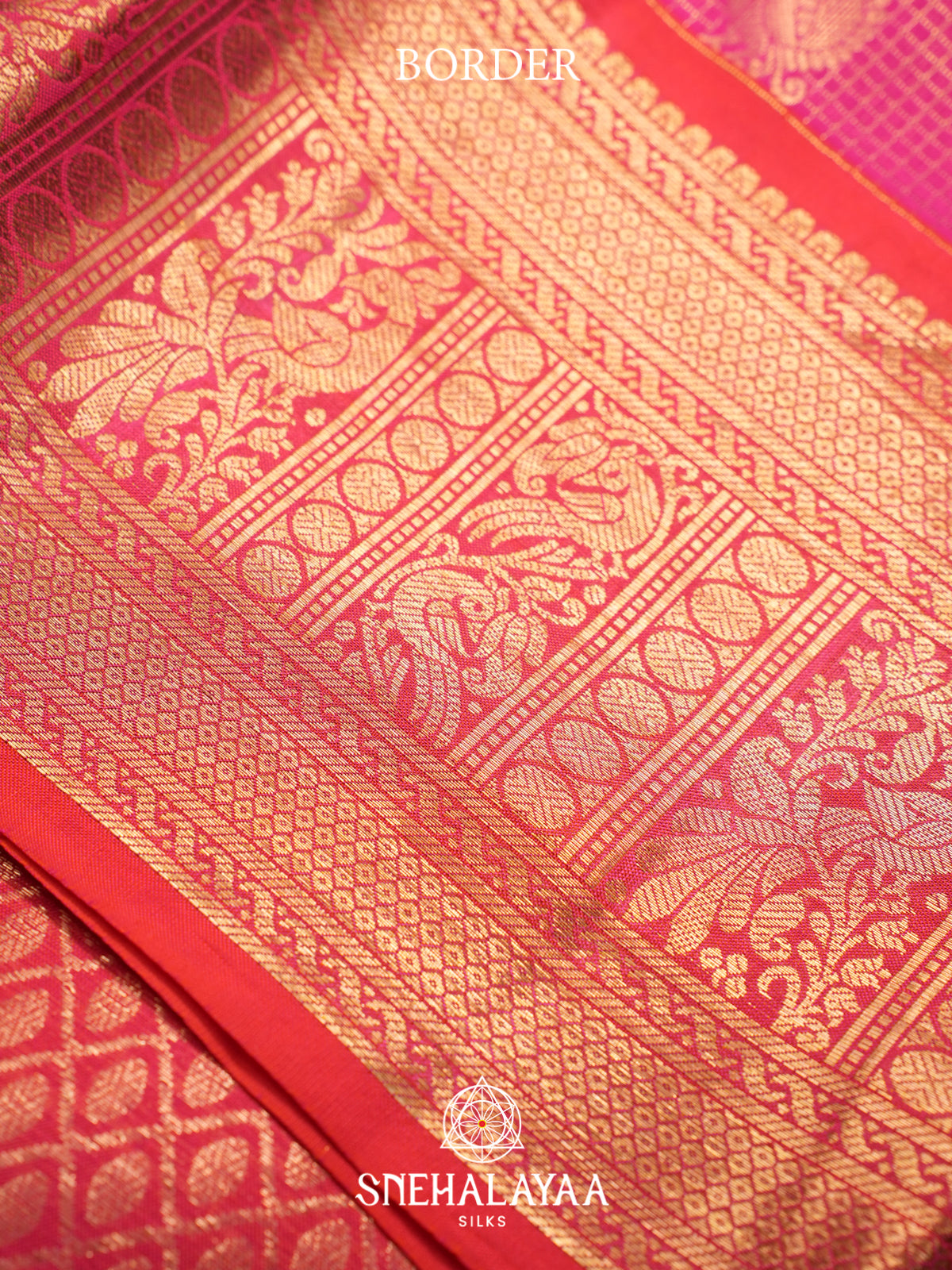 Pink Kanjivaram Silk Saree