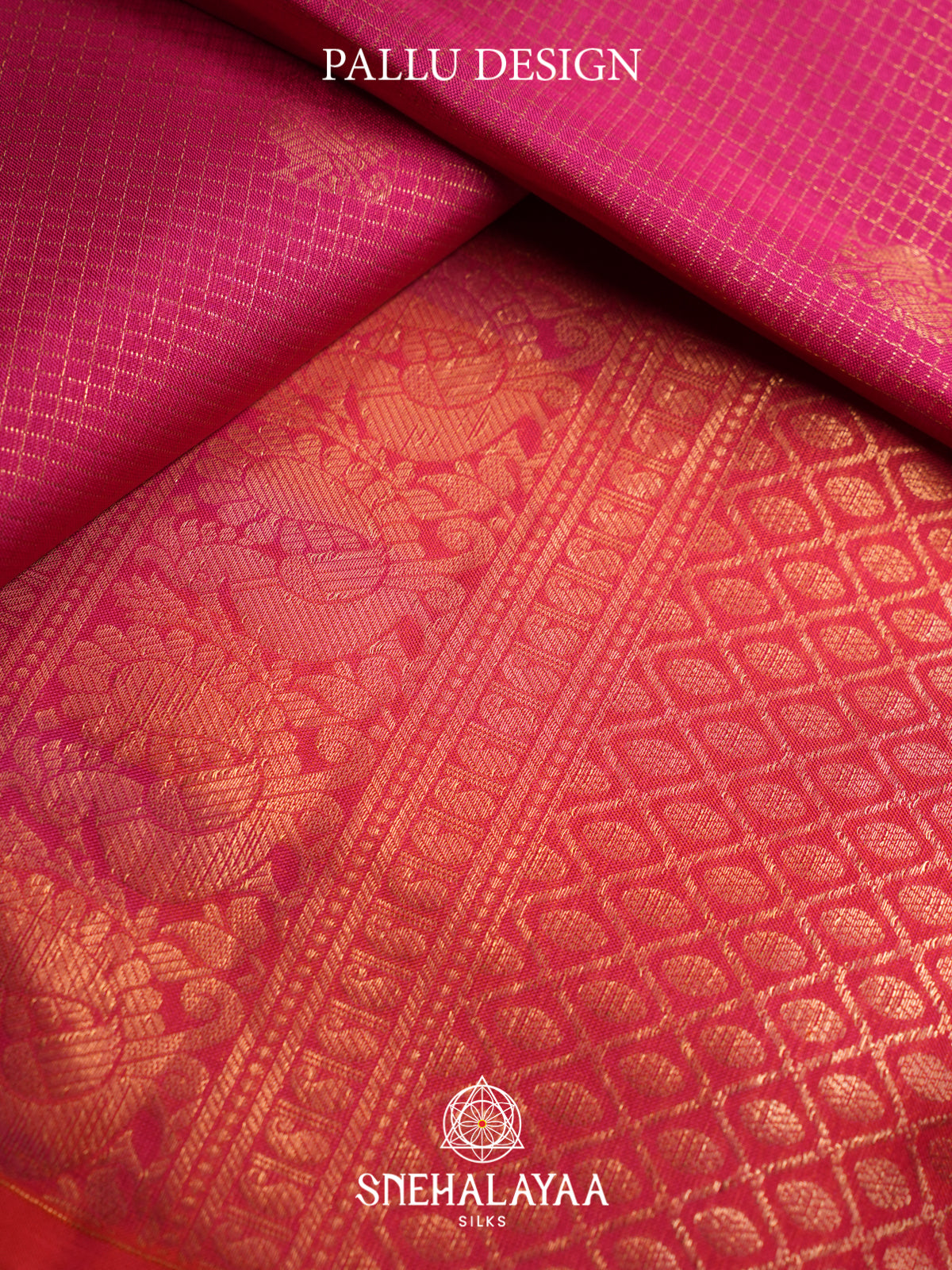 Pink Kanjivaram Silk Saree