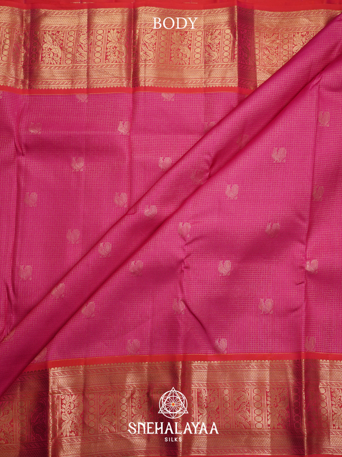 Pink Kanjivaram Silk Saree