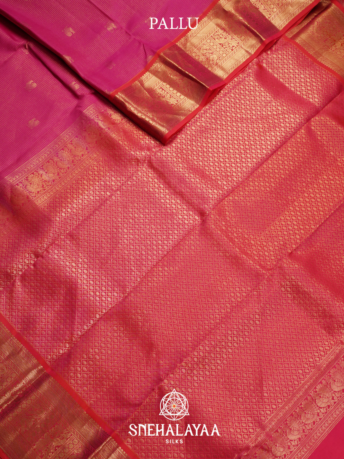 Pink Kanjivaram Silk Saree