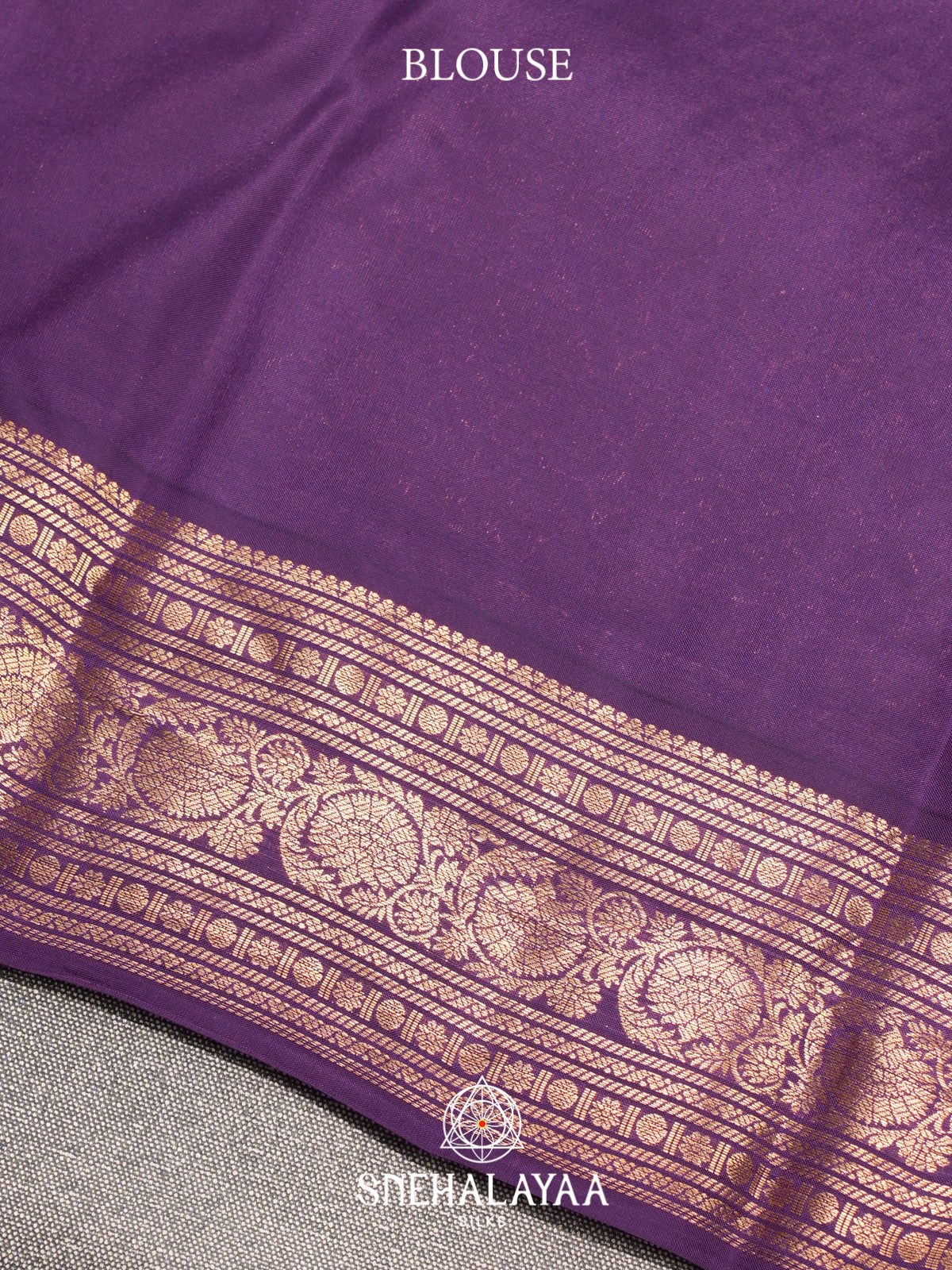 Lilac Kanjivaram Silk Saree