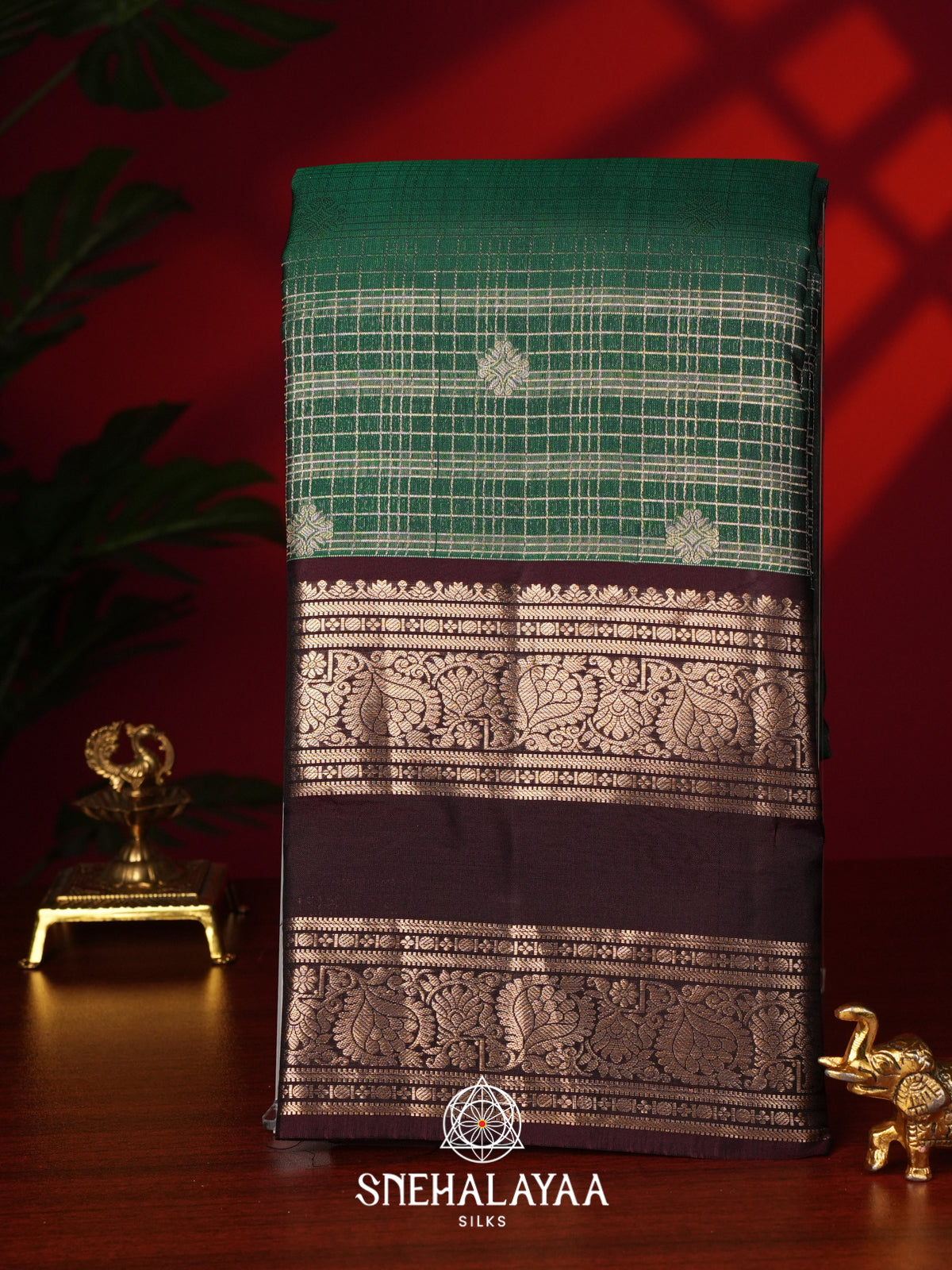 Green Kanjivaram Silk Saree
