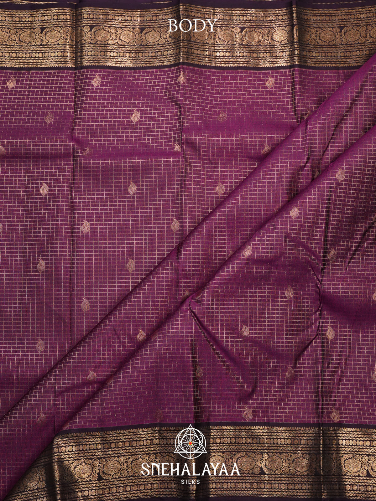 Magenta Kanjivaram Silk Saree