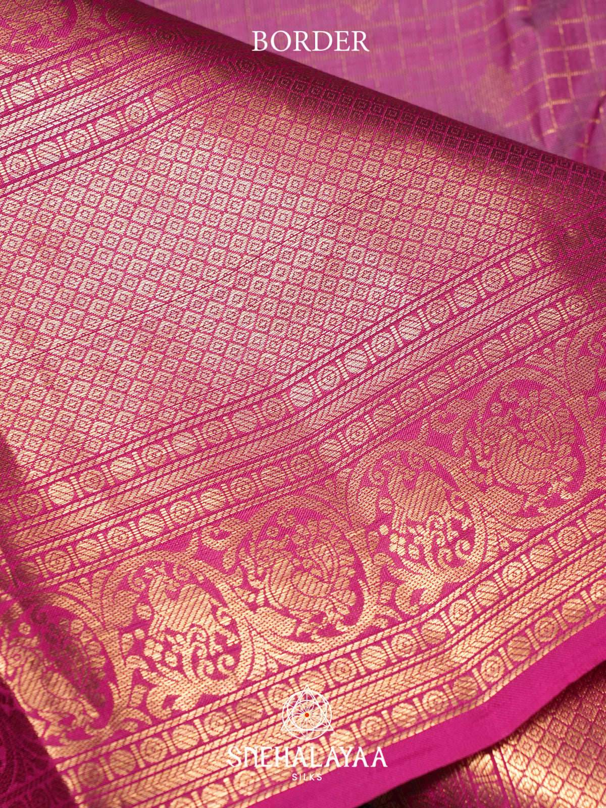 Pink Kanjivaram Silk Saree
