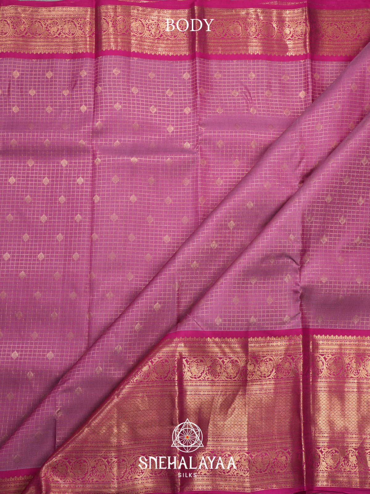 Pink Kanjivaram Silk Saree