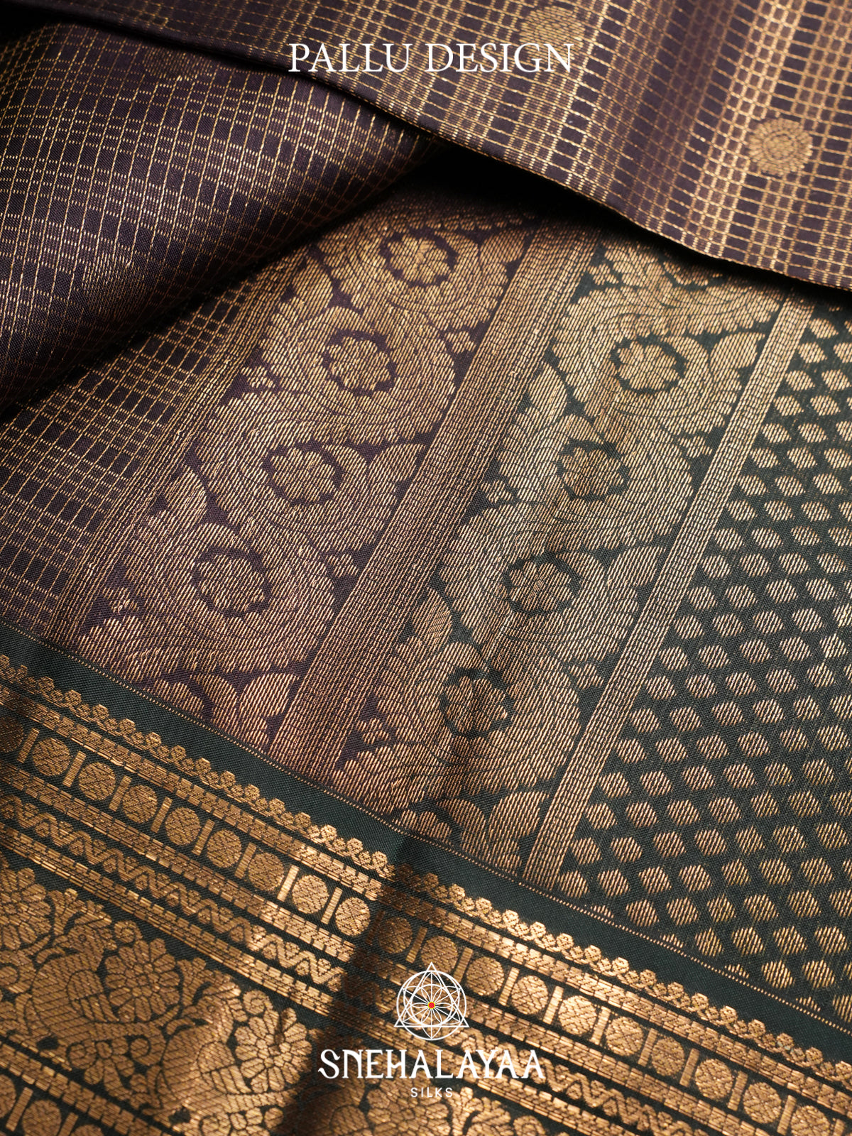 Black Kanjivaram Silk Saree