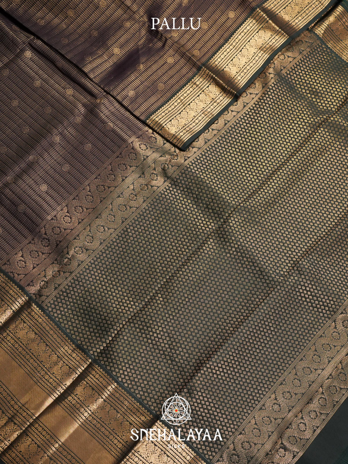 Black Kanjivaram Silk Saree