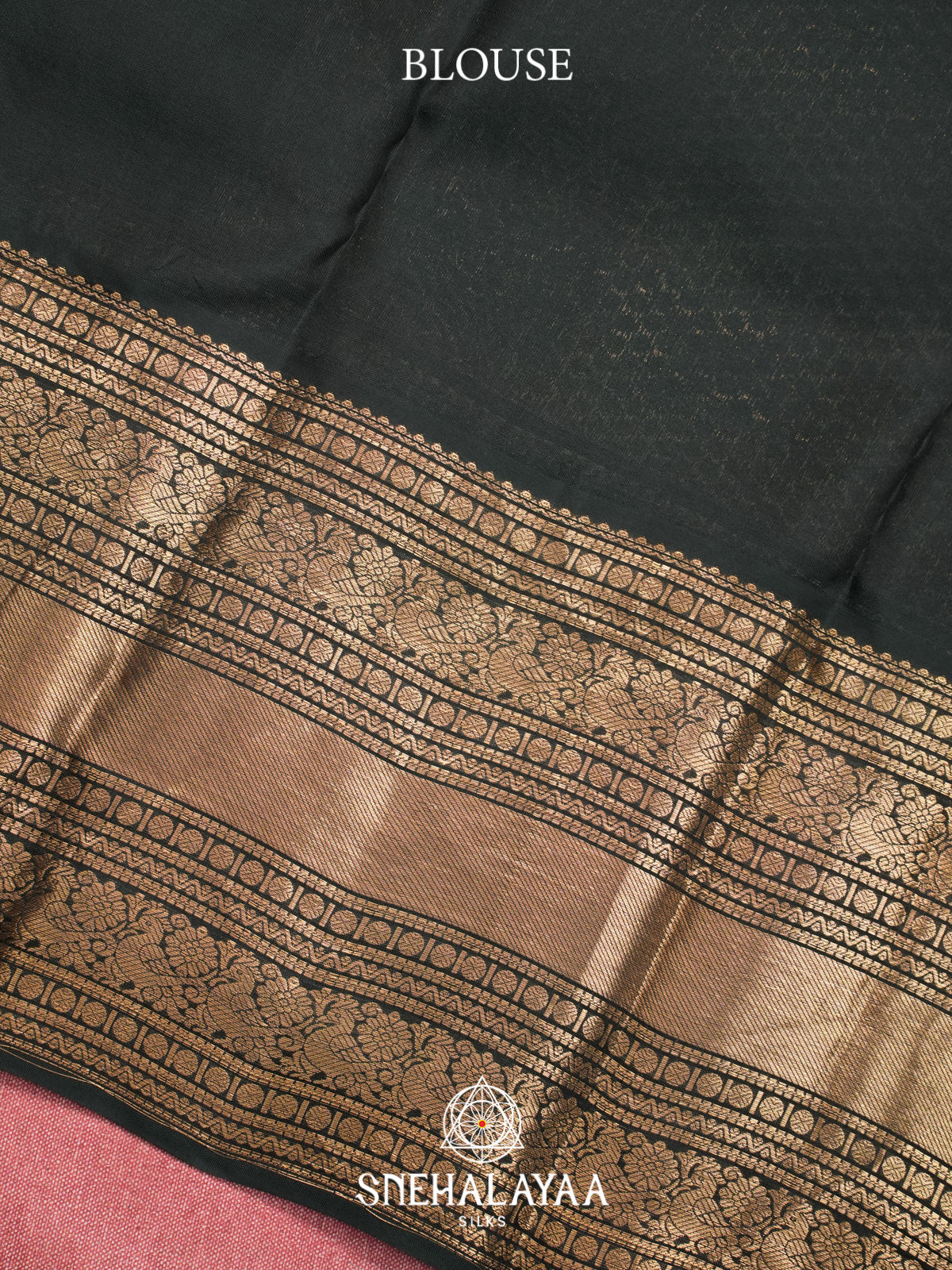Black Kanjivaram Silk Saree