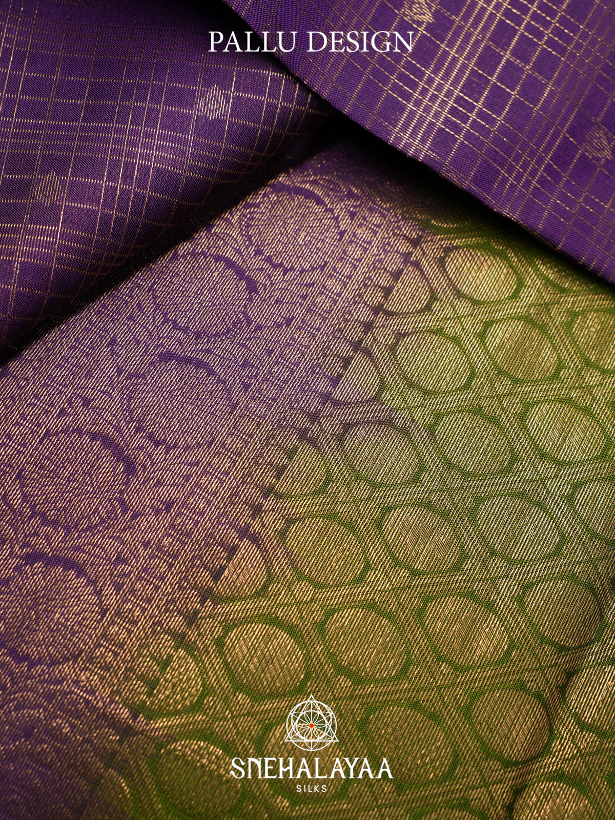 Purple Kanjivaram Silk Saree