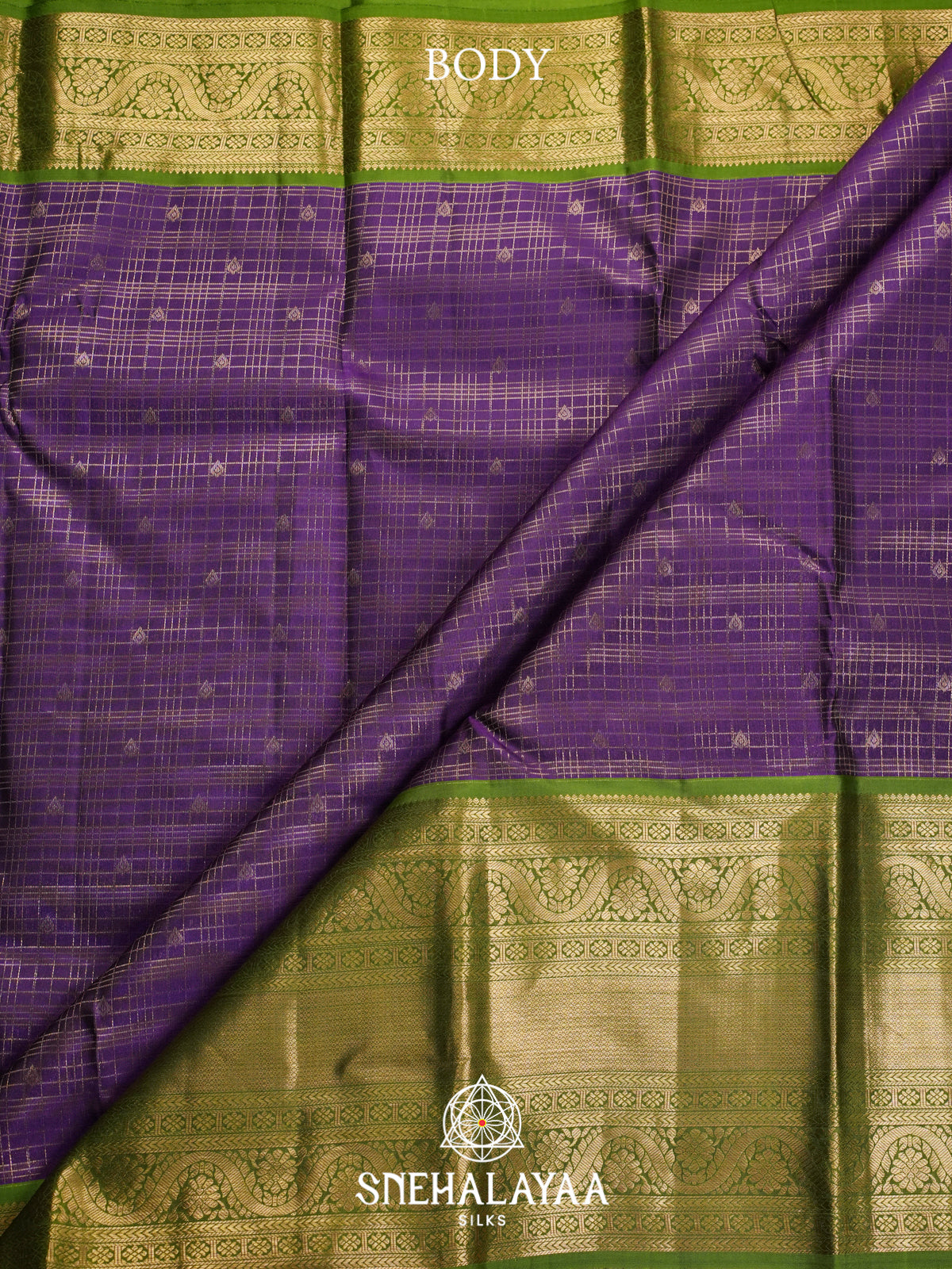 Purple Kanjivaram Silk Saree