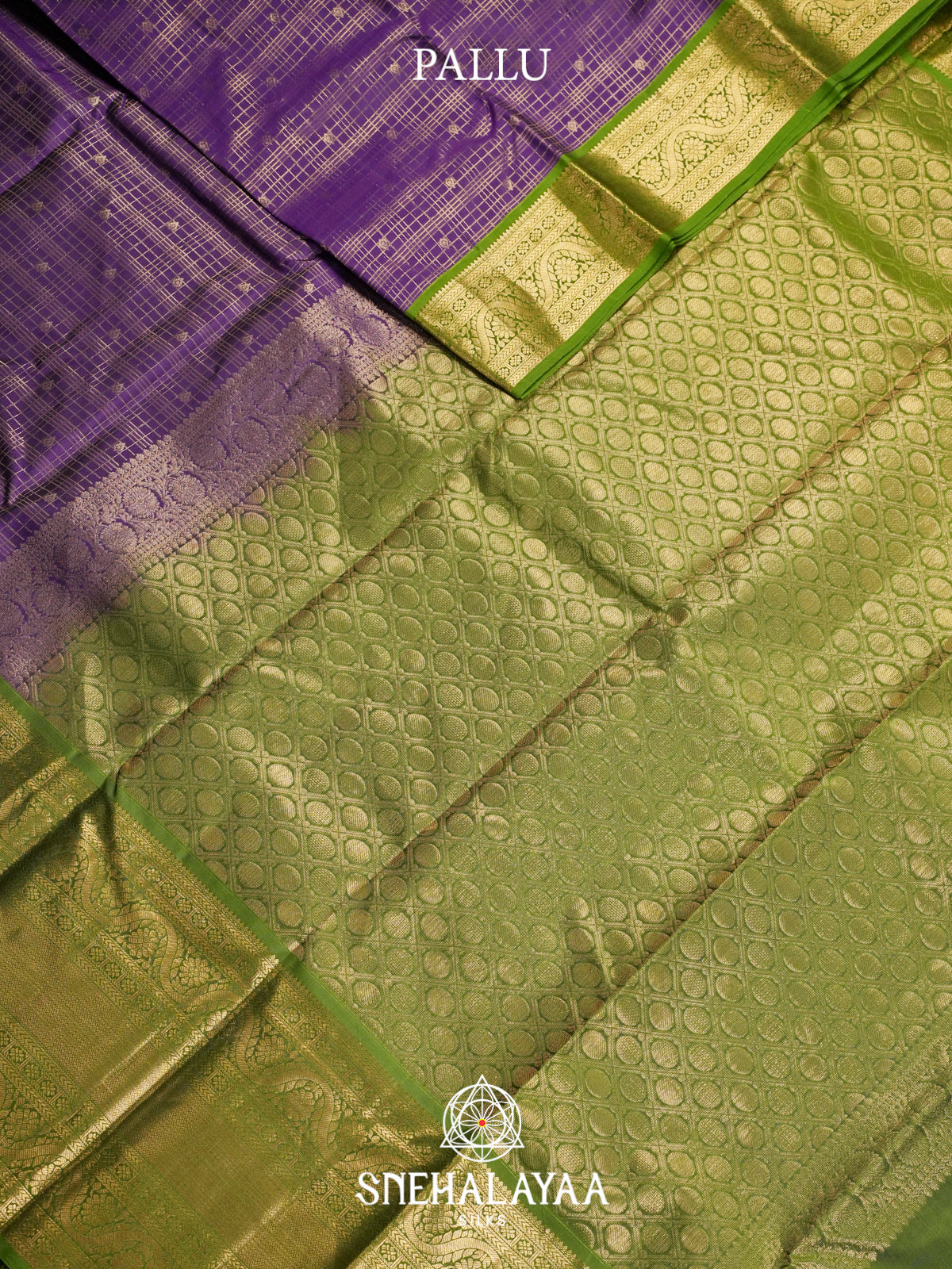 Purple Kanjivaram Silk Saree