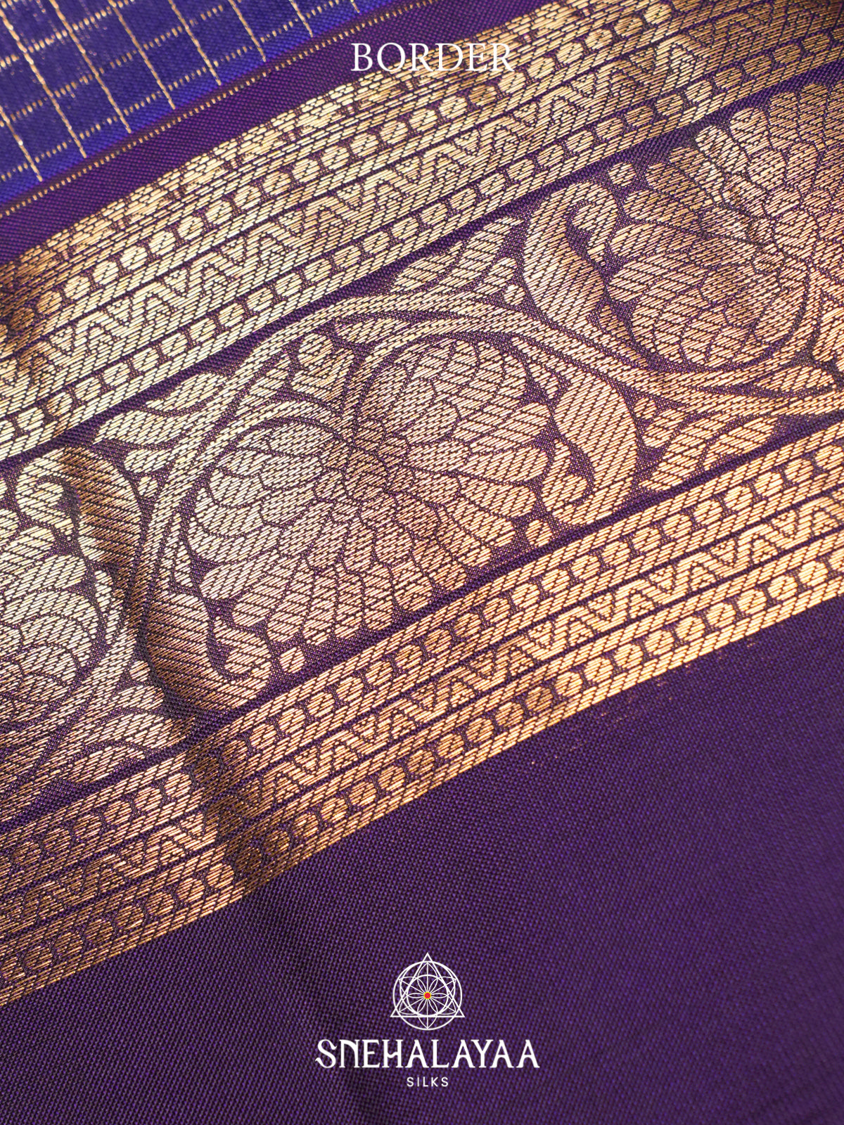 Purple Kanjivaram Silk Saree