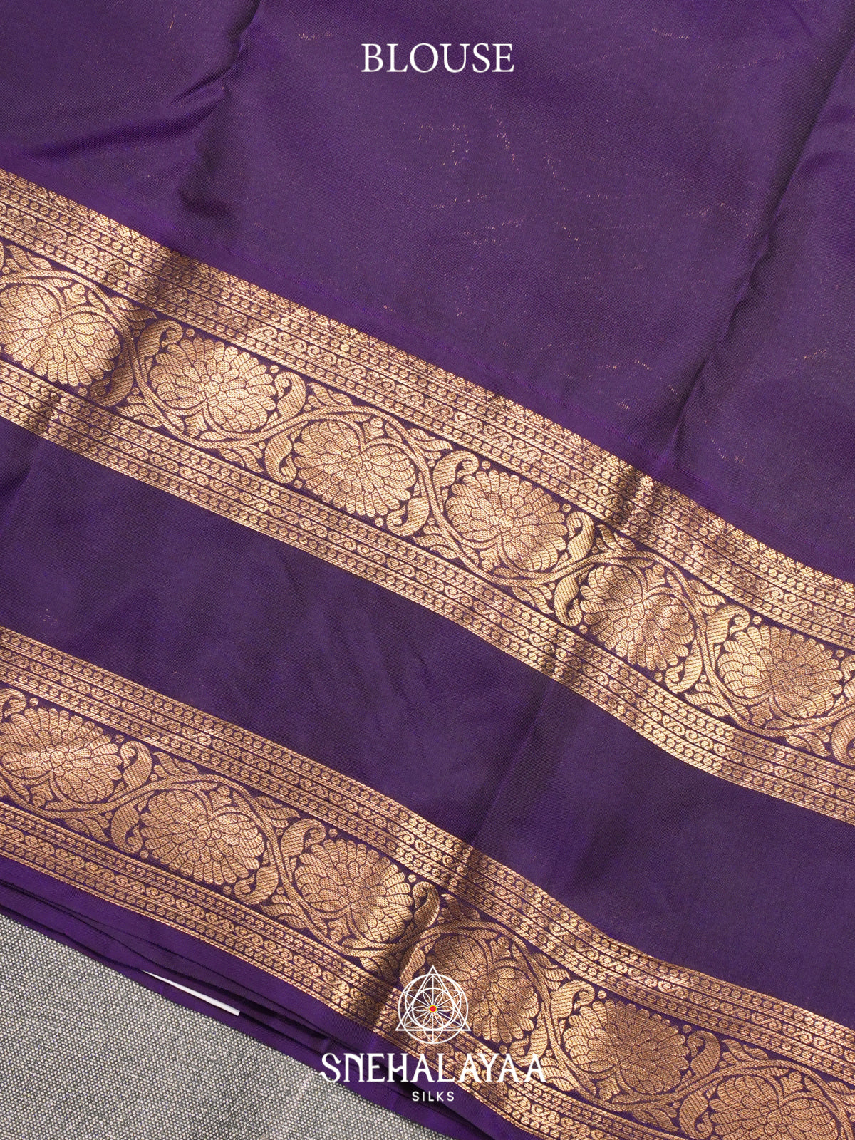 Purple Kanjivaram Silk Saree