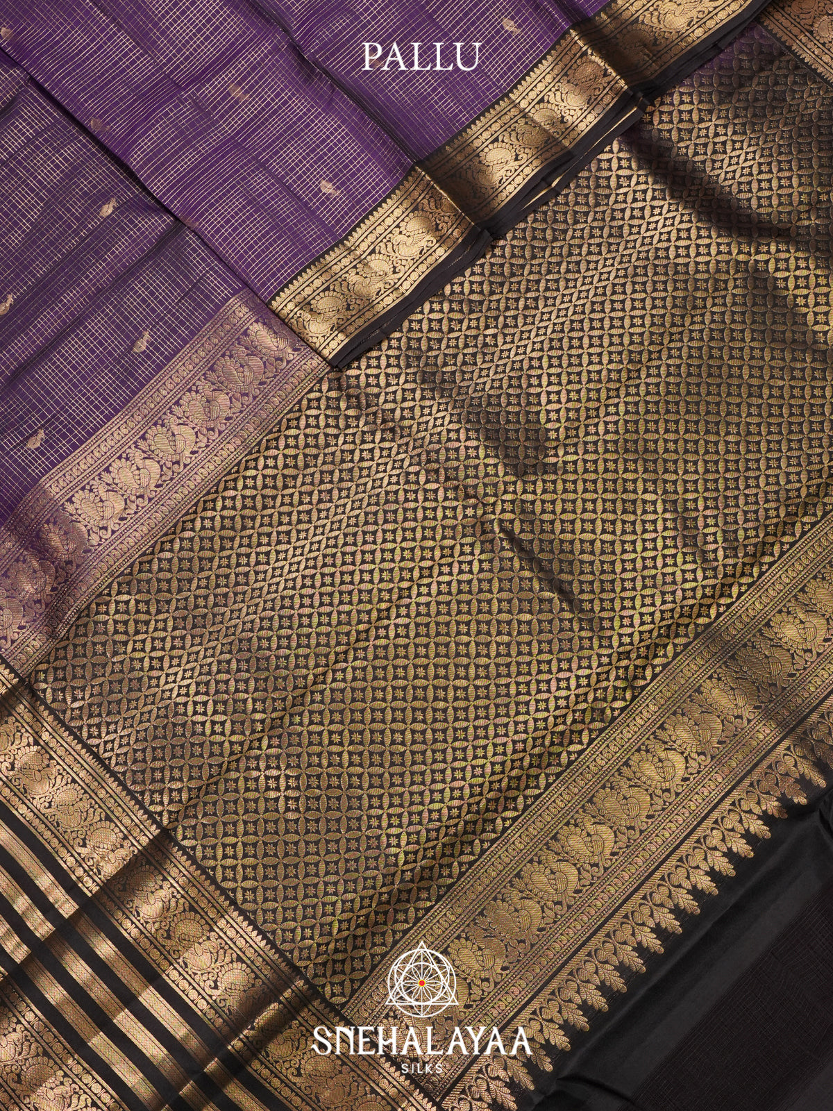 Purple Kanjivaram Silk Saree