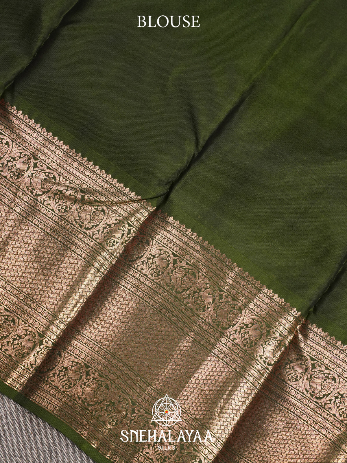 Brown Kanjivaram Silk Saree