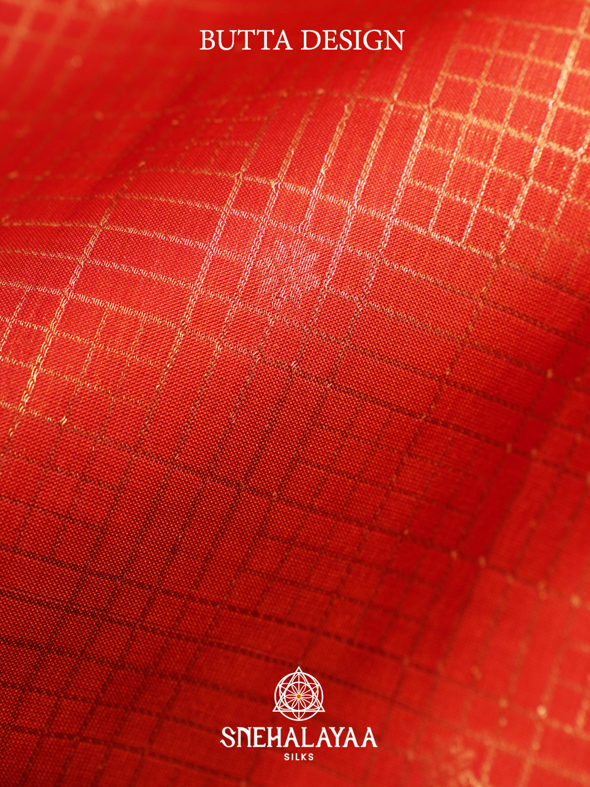 Rust Orange Kanjivaram Silk Saree