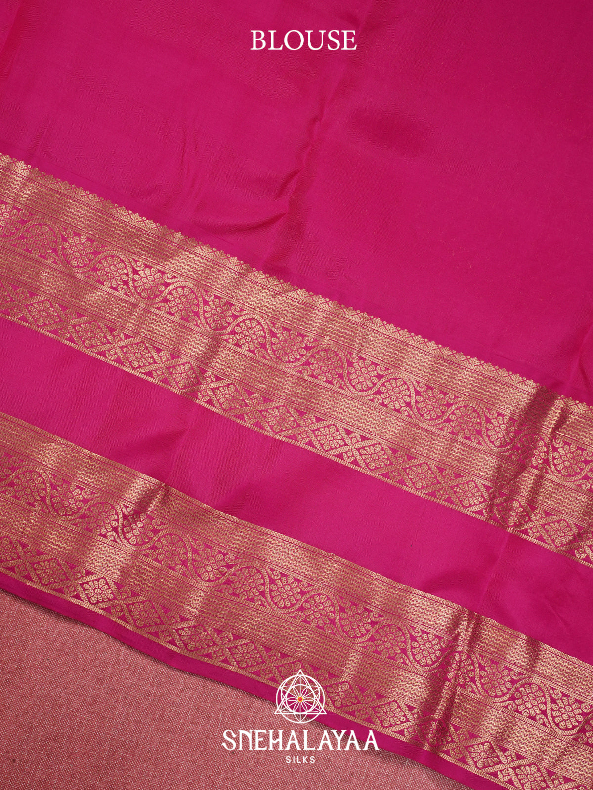 Coral Orange Kanjivaram Silk Saree