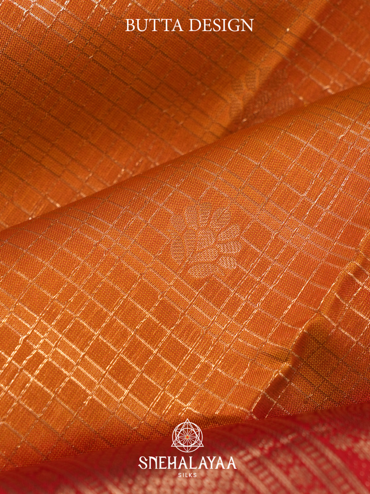 Orange Kanjivaram Silk Saree