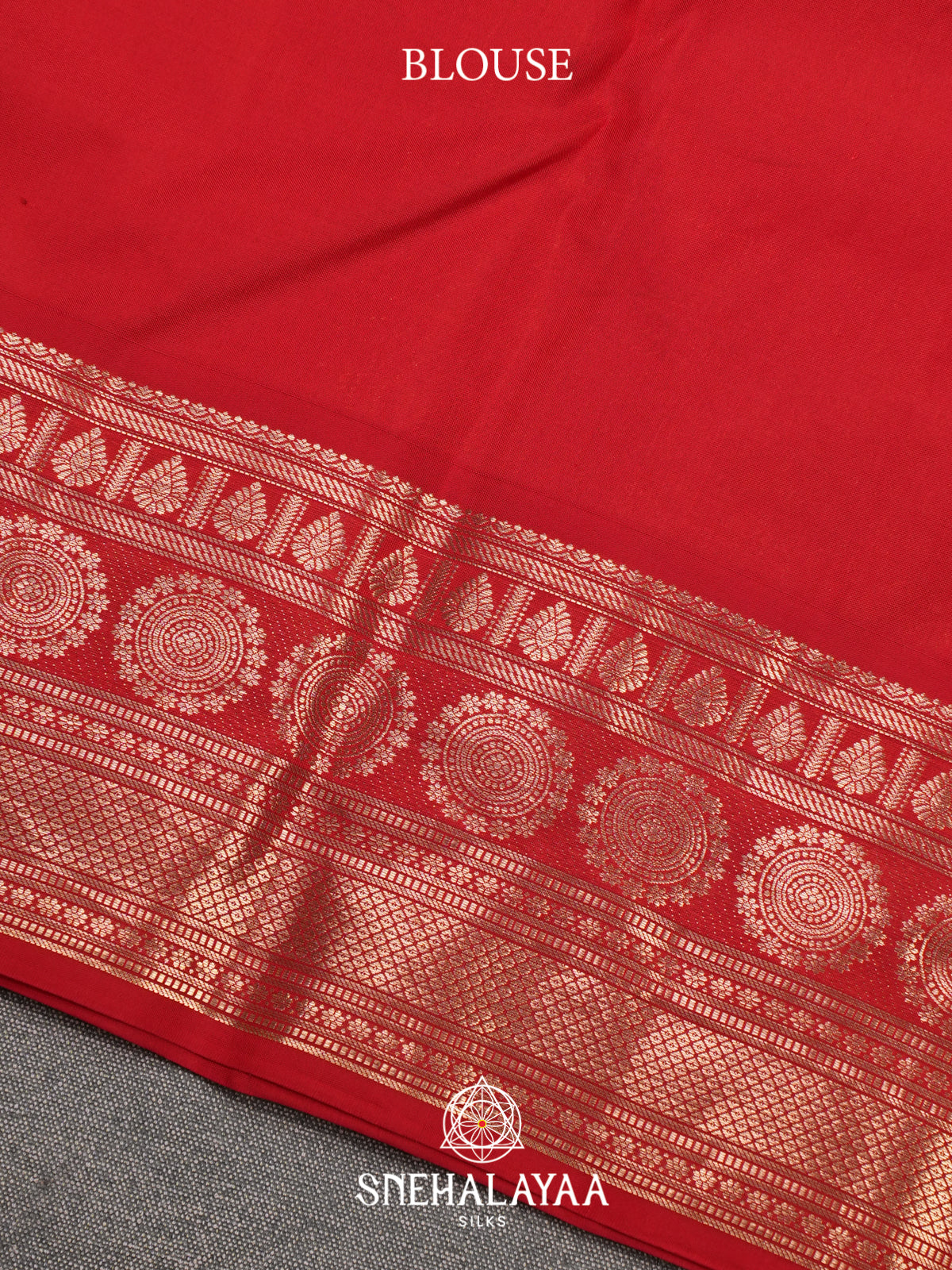 Orange Kanjivaram Silk Saree