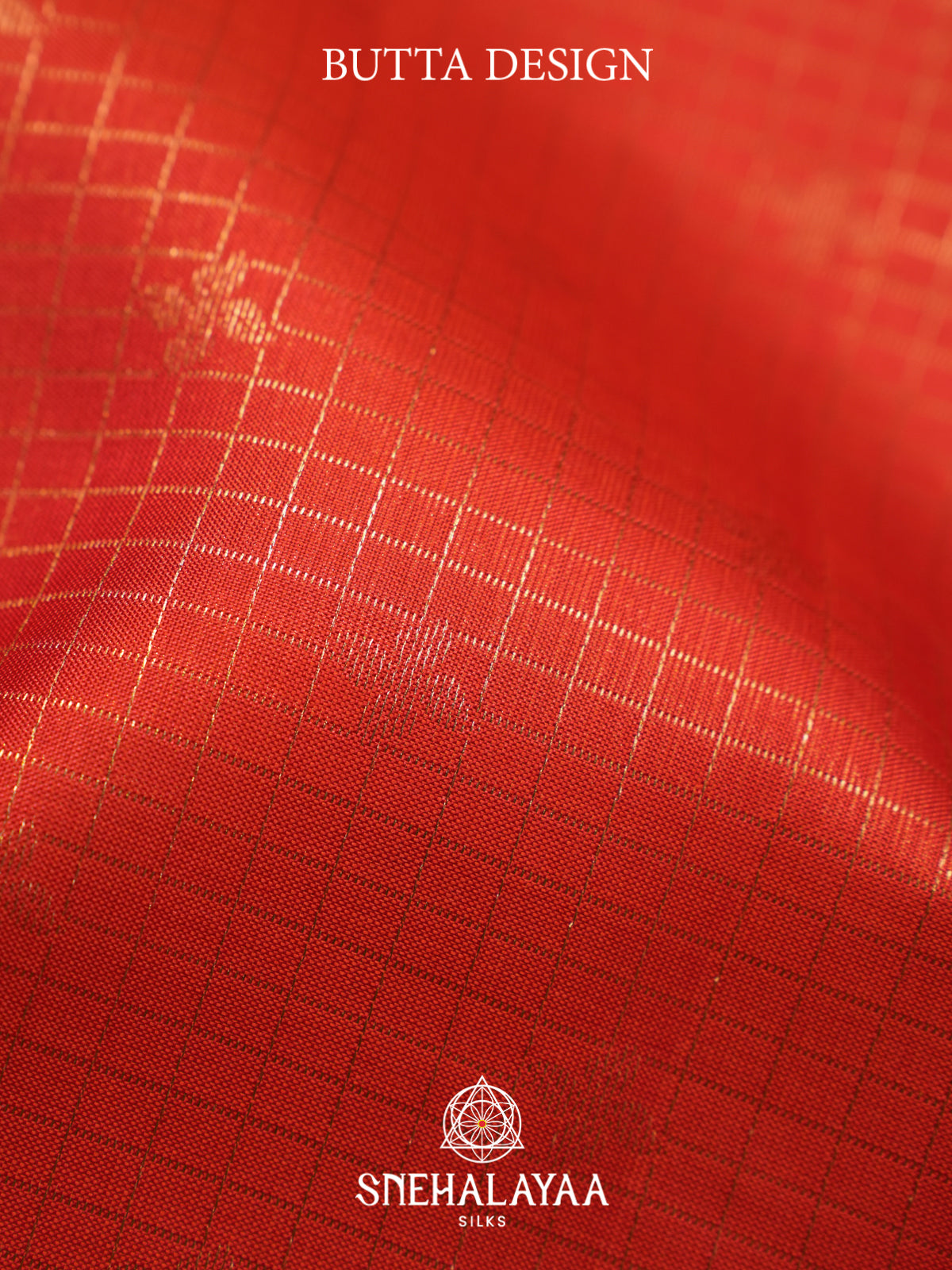 Rust Orange Kanjivaram Silk Saree