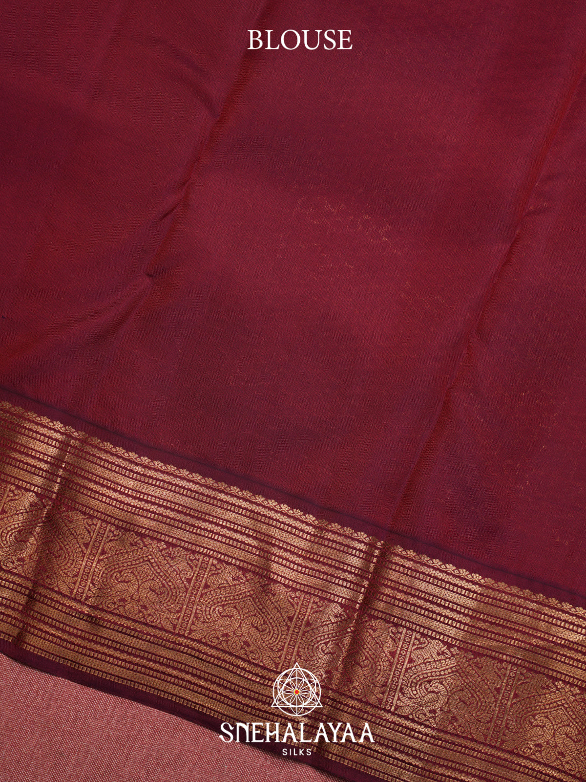 Rust Orange Kanjivaram Silk Saree