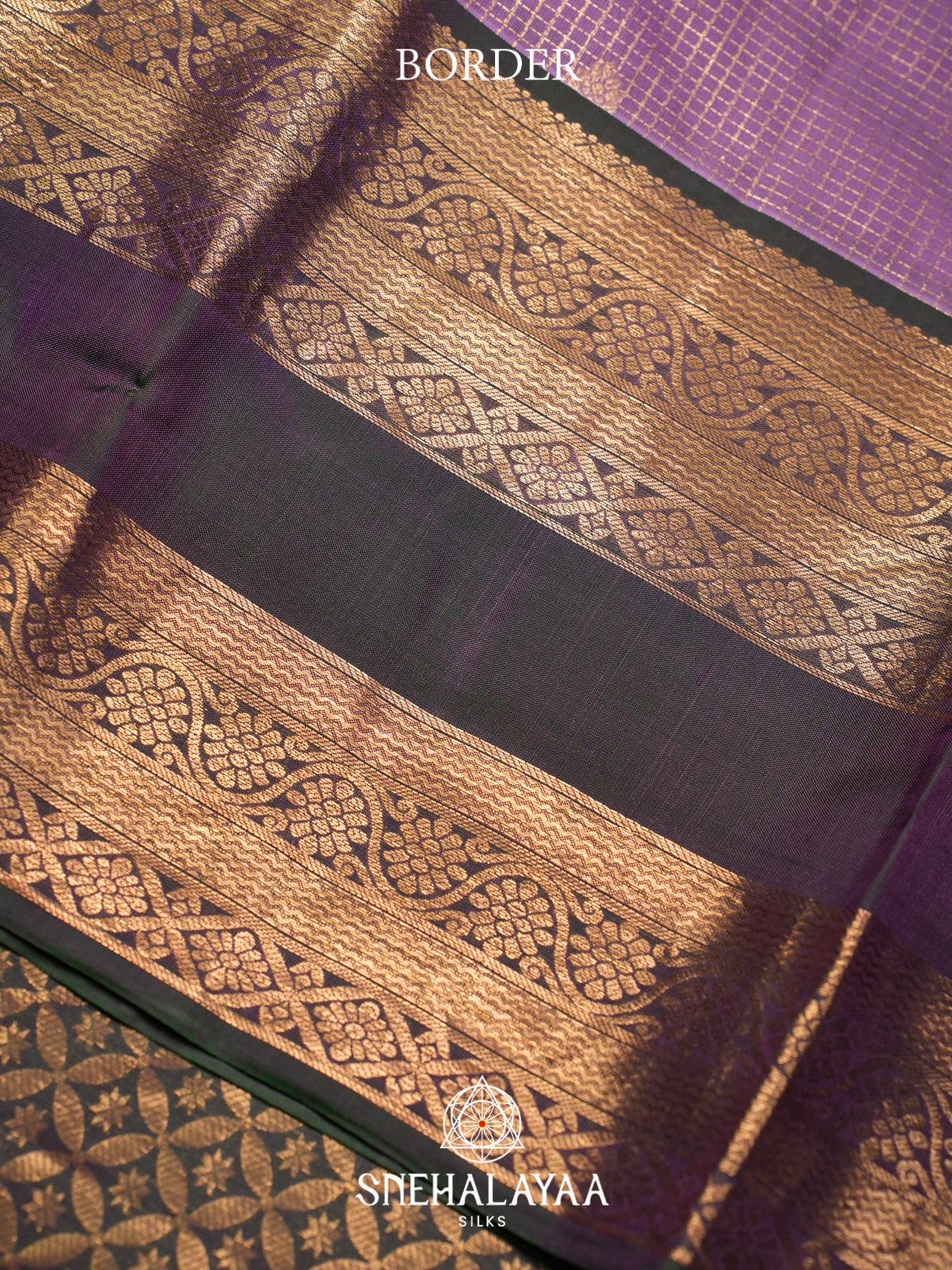 Lavender Kanjivaram Silk Saree