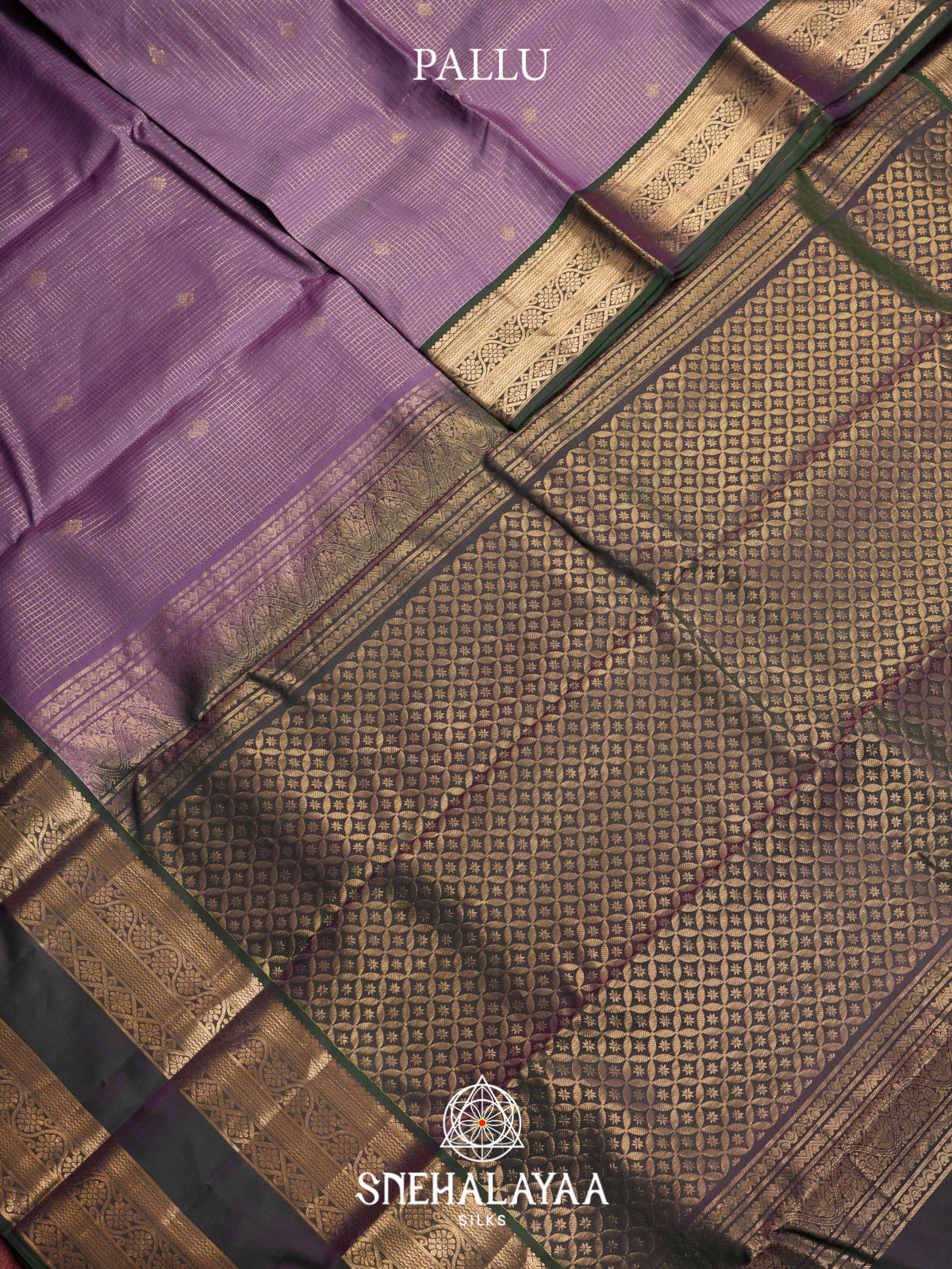 Lavender Kanjivaram Silk Saree