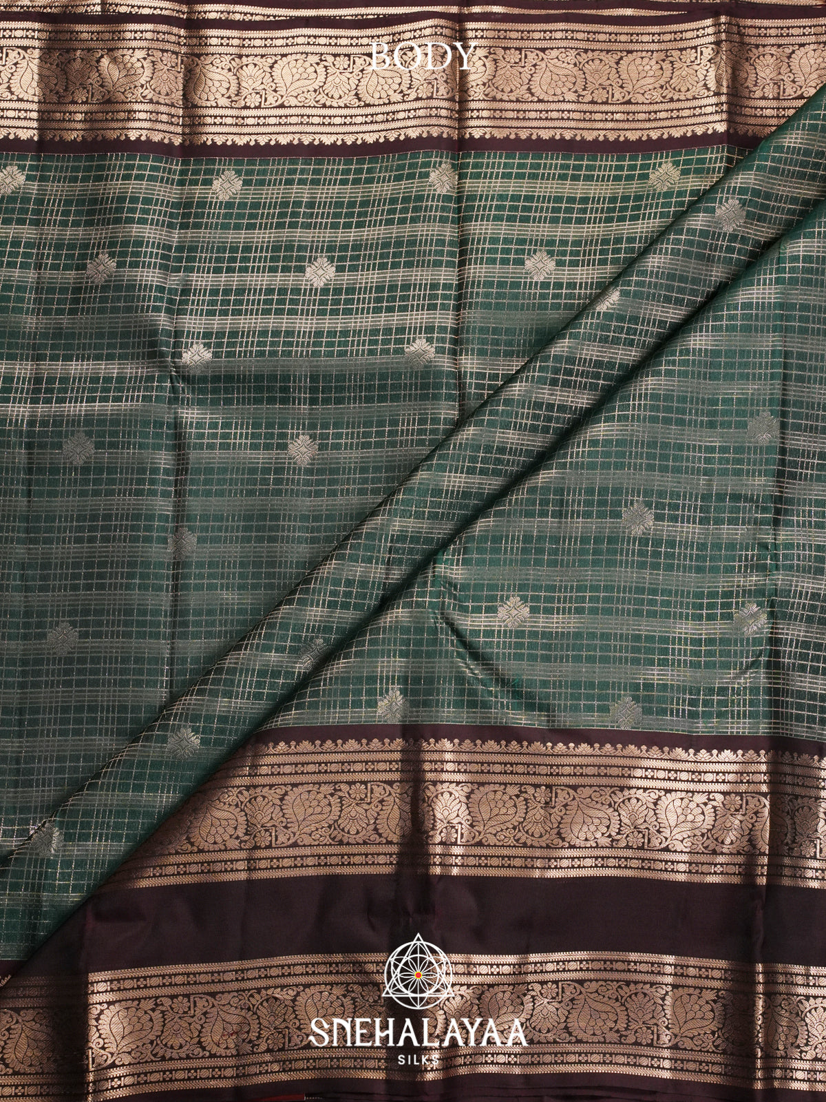 Pale Teal Kanjivaram Silk Saree