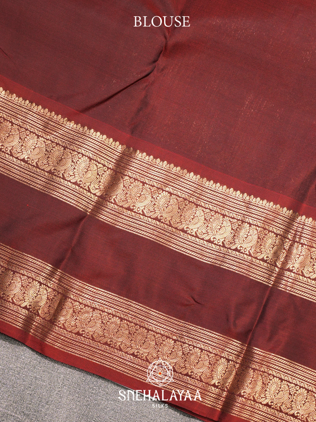 Olive Green Kanjivaram Silk Saree