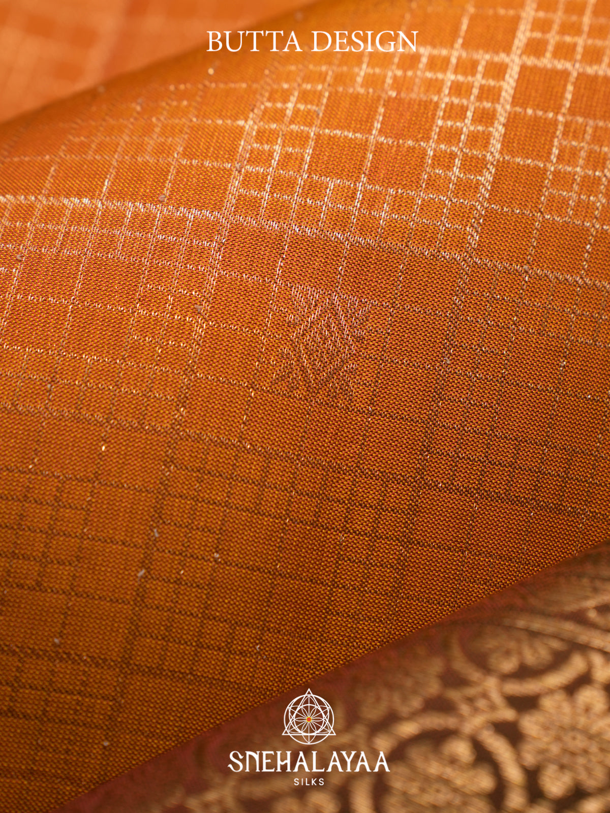 Orange Kanjivaram Silk Saree
