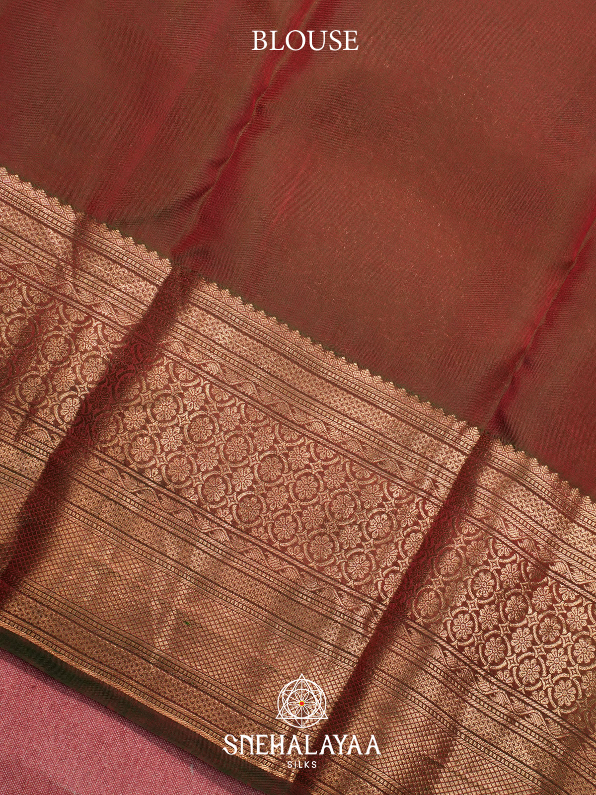 Orange Kanjivaram Silk Saree