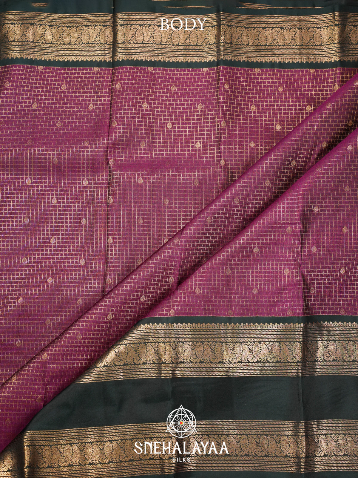 Magenta Kanjivaram Silk Saree